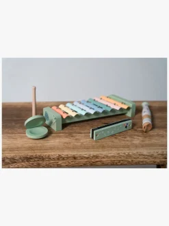 Dantoy Motorisk Legetøj*Musiksæt Wooden In Gift Box