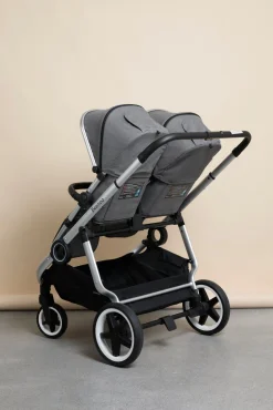 Beemoo DEMOEKSEMPLAR Pro Twin Søskendevogn, Grey