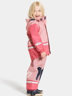 Børn Didriksons Regntøj>Boardman Foret Regnsæt, Soft Pink