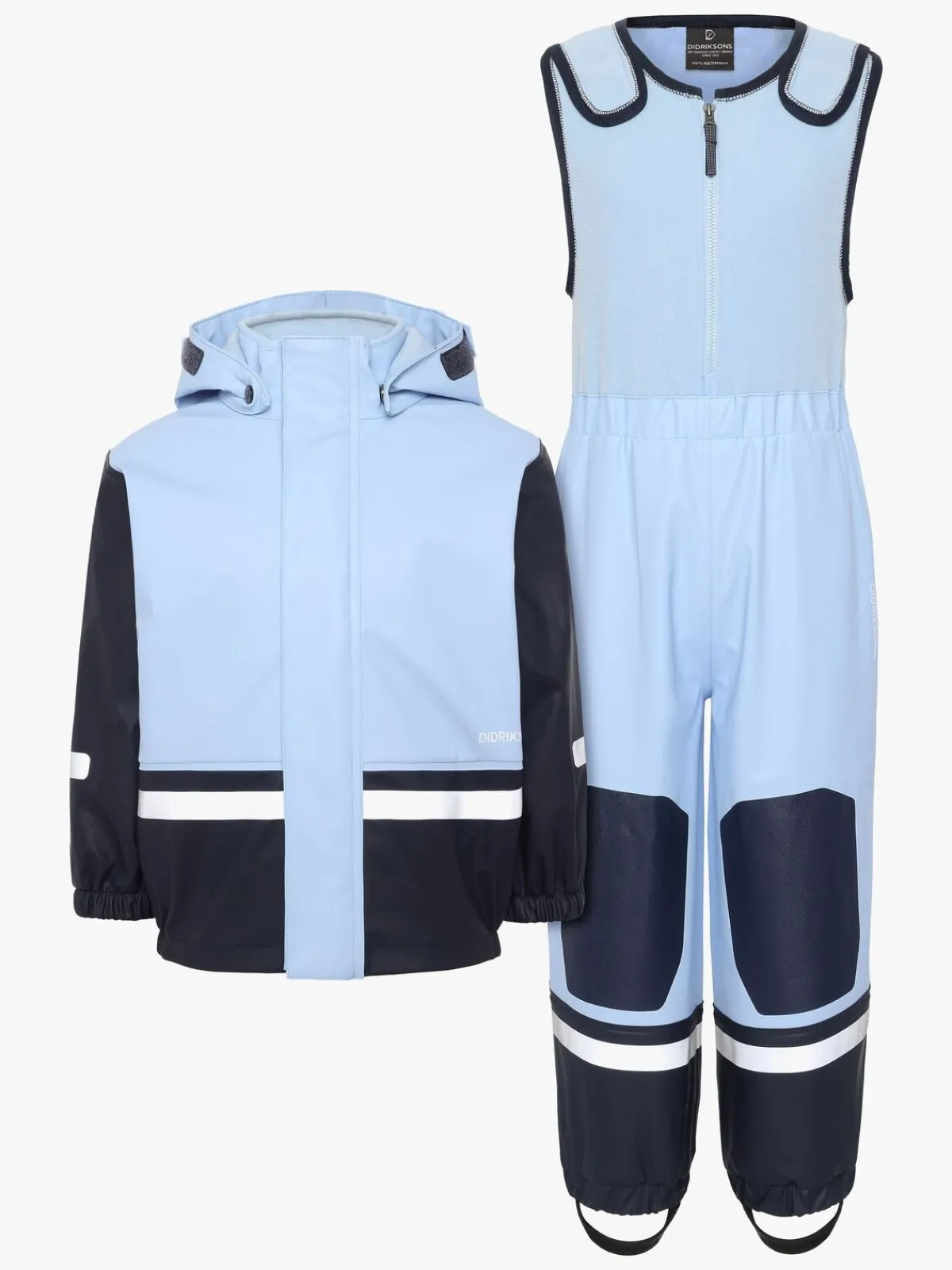 Børn Didriksons Regntøj>Boardman Foret Regnsæt, Light Sea Blue