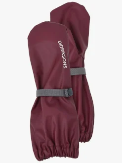 Børn Didriksons Glove Regnvanter, Anemon Red