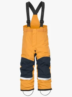 Børn Didriksons Termotøj|Vintertøj>Idre Overtræksbukser, Fire Yellow