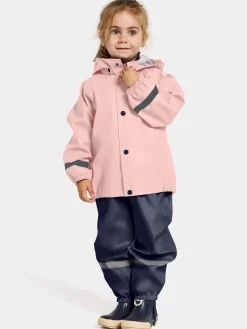 Børn Didriksons Regntøj>Slaskeman Regnsæt, Dusky Pink