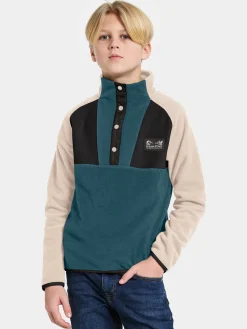 Børn Didriksons Yokto Fleecetrøje, Star Blue