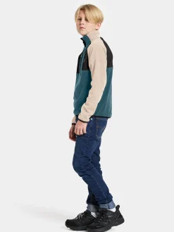 Børn Didriksons Yokto Fleecetrøje, Star Blue