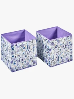 Børn DisneyFrozen Disney Frozen Opbevaringskasser 2-pak, Lilla