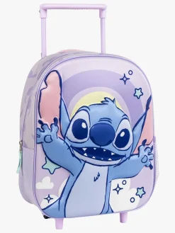 Børn DisneyLiloAndStitch Disney Lilo & Stitch 3D Trolley Kuffert, Lys lilla