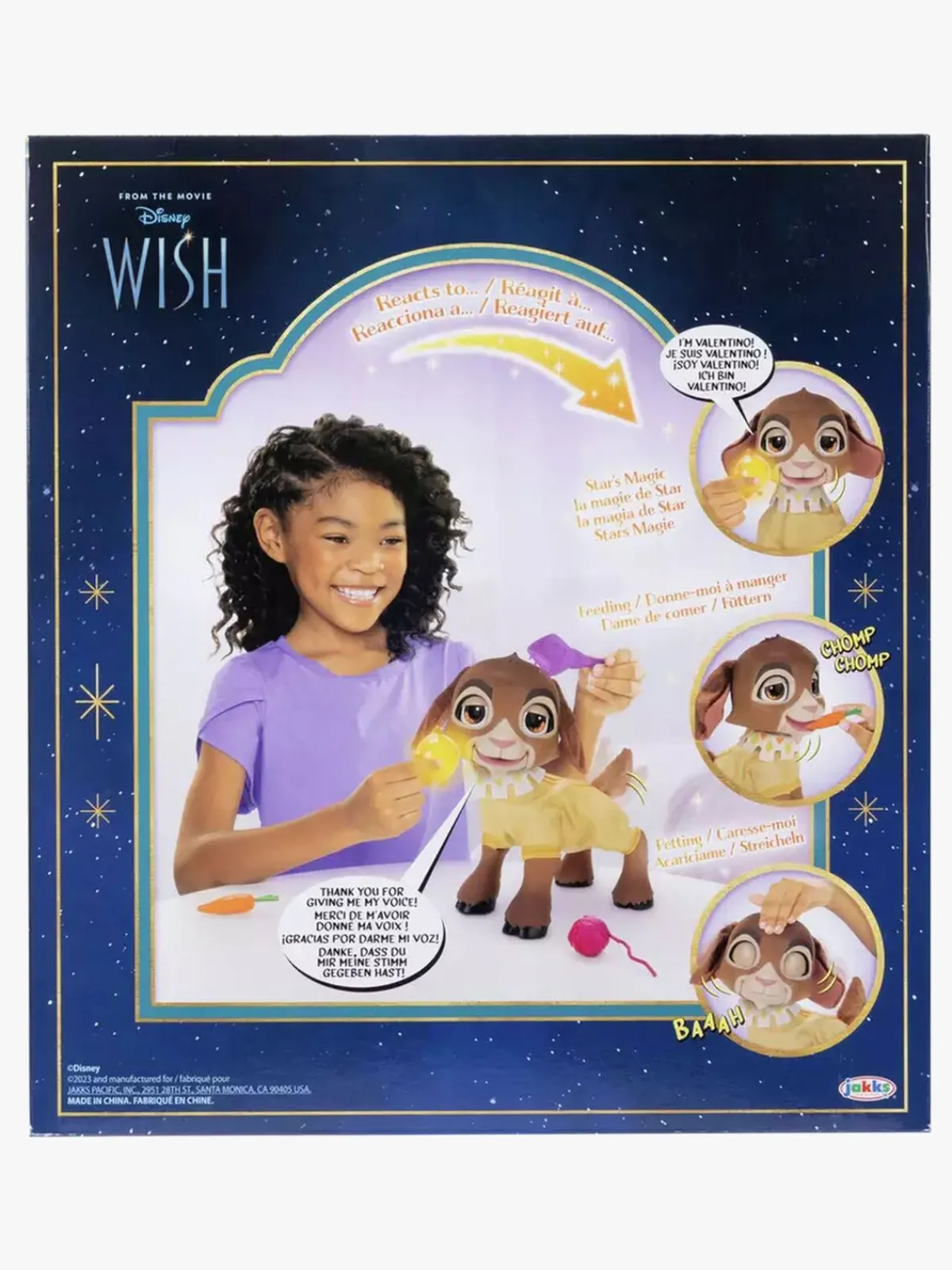 DisneyWish Legetøjsfigurer*Disney Wish Figursæt Interaktivt Valentino & Star
