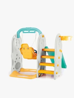 DOLU 4-i-1 Legestativ, Hvid/Blå