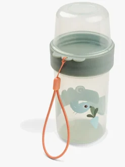 DoneByDeer Done By Deer Croco To Go Two-Way Snackbeholder, Green