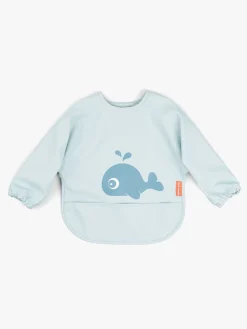 DoneByDeer Done By Deer Langærmet Hagesmæk med Lomme Wally, Blue