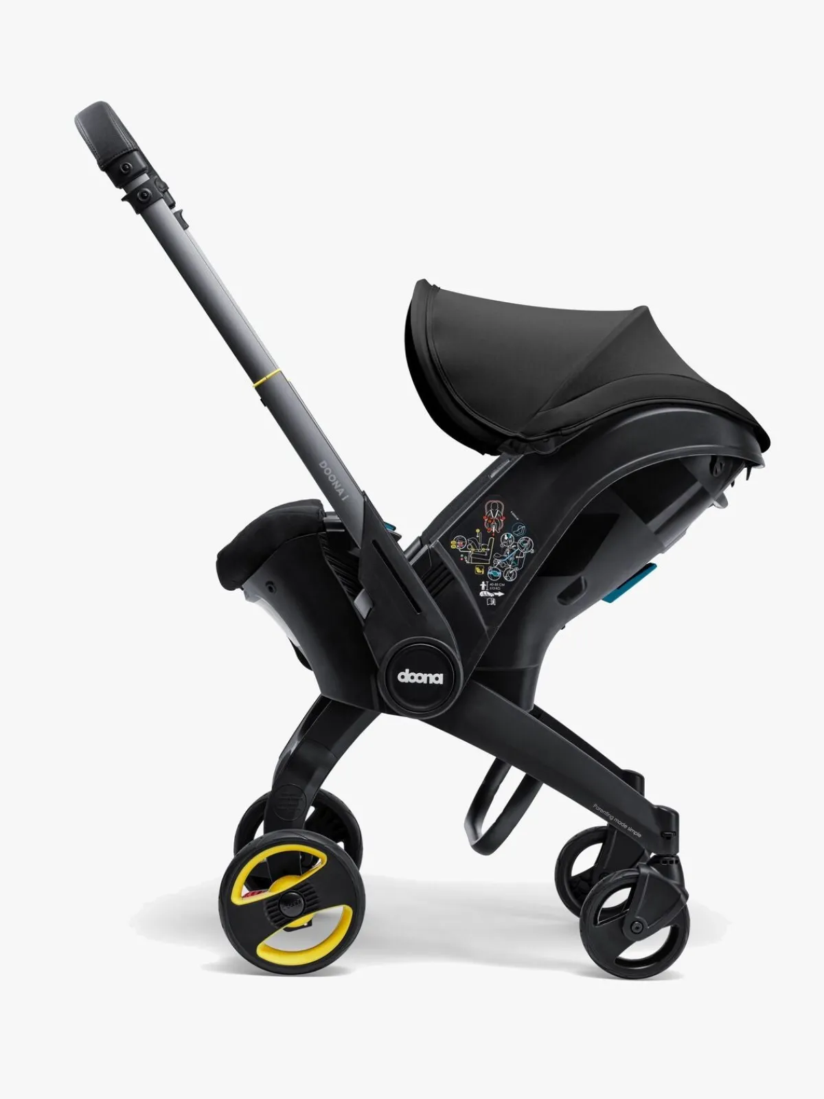 Doona Autostole 0-13 Kg*i Autostol Baby, Nitro Black Sort