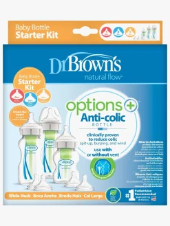 DrBrown Dåbsgaver*Dr. Brown's Options+ Bred Hals Startsæt