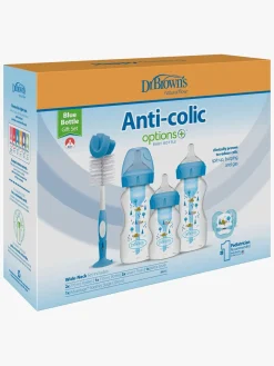 DrBrown Dr. Brown's Wide Neck Options+ Gavesæt, Blå