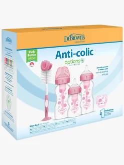 DrBrown Dr. Brown's Wide Neck Options+ Gavesæt, Pink