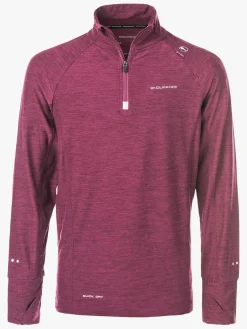 Endurance Sportstøj>Lyle Melange Performance Trøje, purple potion