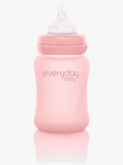 EverydayBaby Everyday Baby Sutteflaske Glas 150 ml, Lyserød