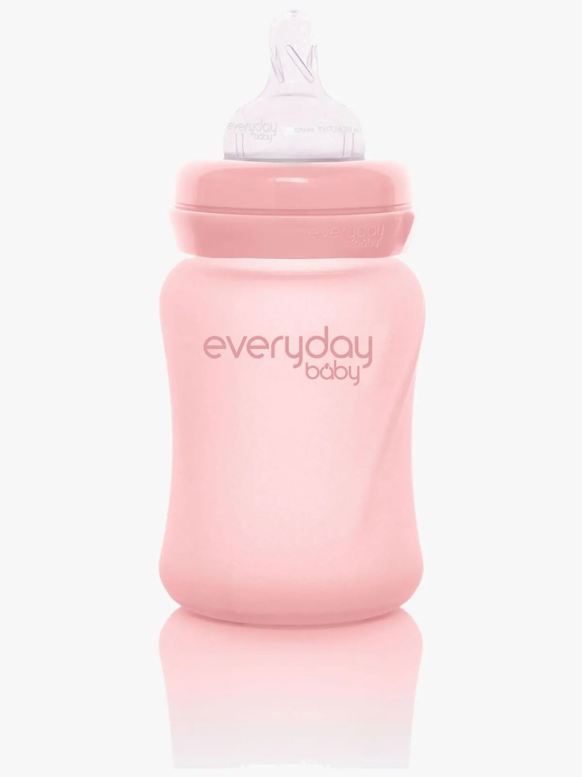EverydayBaby Everyday Baby Sutteflaske Glas 150 ml, Lyserød