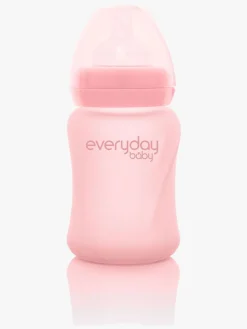 EverydayBaby Everyday Baby Sutteflaske Glas 150 ml, Lyserød