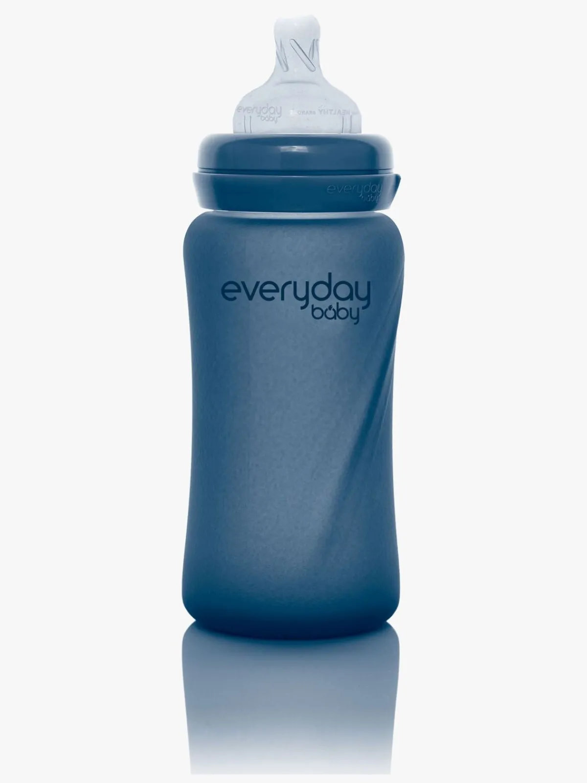 EverydayBaby Everyday Baby Varmeindikator Sutteflaske Glas 240 ml Blåbær