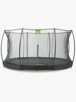 EXIT Silhouette InGround Trampolin med Sikkerhedsnet 427 cm
