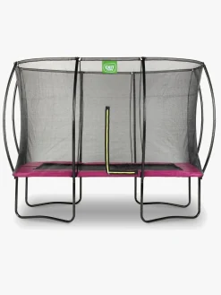 EXIT Silhouette Trampolin inkl. Sikkerhedsnet 214x305 cm, Pink