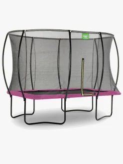 EXIT Silhouette Trampolin inkl. Sikkerhedsnet 214x305 cm, Pink