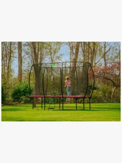EXIT Silhouette Trampolin inkl. Sikkerhedsnet 244x366 cm, Pink