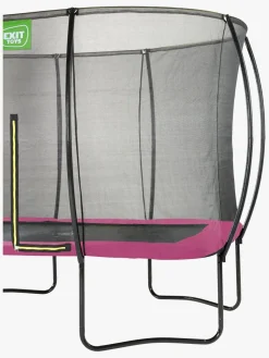 EXIT Silhouette Trampolin inkl. Sikkerhedsnet 244x366 cm, Pink