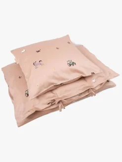 Børn FILIBABBA GOTS-certificeret Sengesæt 100 x 70 Tremmeseng, Magic Farm