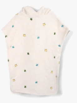 Børn FILIBABBA Uv & Strand>Turtle Badeponcho, Hvid