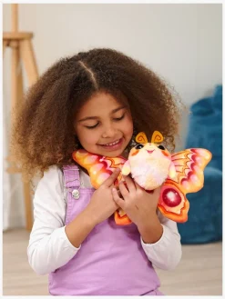 SimbaToys Dukker & Bamser></noscript>Fluffyfly Bamse Sommerfugl, Gul