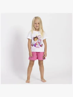 Børn GabbysDollhouse Gabby's Dollhouse Pyjamas, Hvid/Lyserød