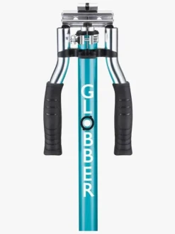 Globber Løbehjul></noscript>Flow Element Lights Chrome Finish Løbehjul, Aqua Blue