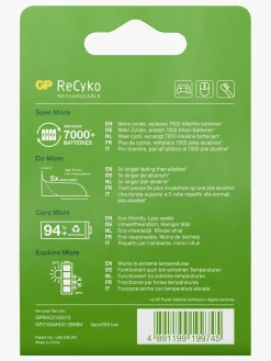 GPBatterier Elektronik & Media*GP Batterier ReCyko AA 4-pak