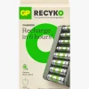 GPBatterier Elektronik & Media>GP Batterier Recyko E821 8-Slot Charger, 4 AA + 4 AAA