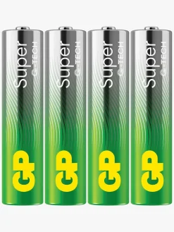 GPBatterier Elektronik & Media*GP Super Alkaline G-TECH AAA/LR03 Batterier 4-Pak