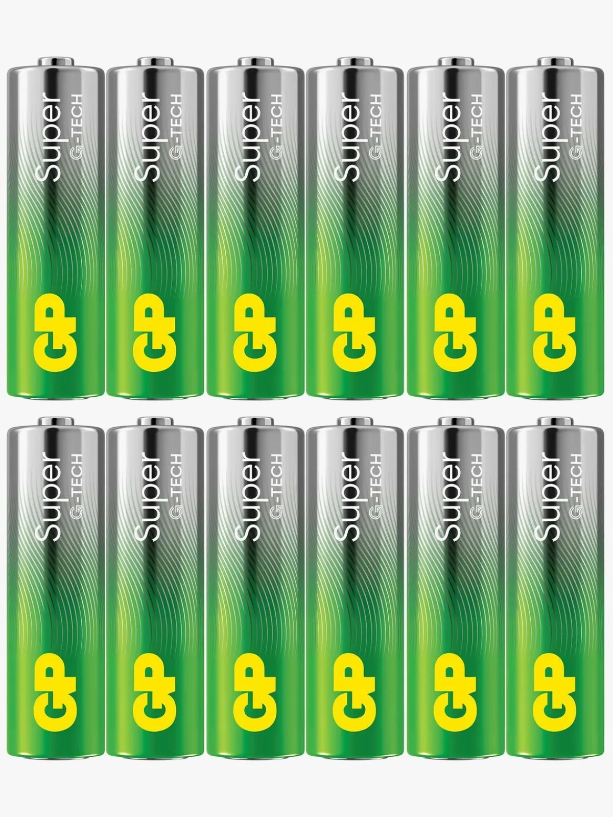 GPBatterier GP Super Alkaline G-TECH AA/LR6 Batterier 12-Pak