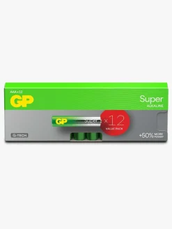 GPBatterier Elektronik & Media*GP Super Alkaline G-TECH AAA/LR03 Batterier 12-Pak