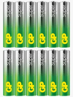 GPBatterier Elektronik & Media*GP Super Alkaline G-TECH AAA/LR03 Batterier 12-Pak