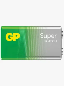 GPBatterier Elektronik & Media>GP Super Alkaline G-TECH 9V Batteri 1-Pak