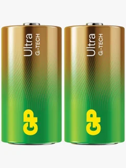 GPBatterier Elektronik & Media>GP Ultra Alkaline G-TECH C/LR14 Batterier Svanemærket 2-Pak
