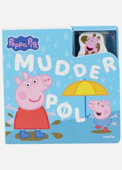 PeppaPig Gurli Gris Bog med Træfigurer - Mudderpøl