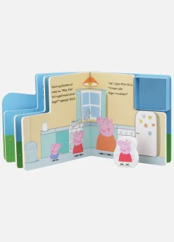 PeppaPig Gurli Gris Bog med Træfigurer - Mudderpøl