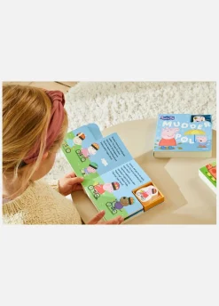 PeppaPig Gurli Gris Bog med Træfigurer - Mudderpøl