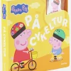 PeppaPig Bøger>Gurli Gris Bog med Træfigurer - På Cykeltur