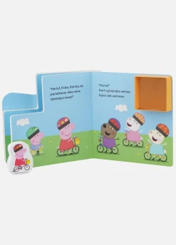 PeppaPig Bøger></noscript>Gurli Gris Bog med Træfigurer - På Cykeltur