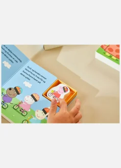 PeppaPig Bøger></noscript>Gurli Gris Bog med Træfigurer - På Cykeltur