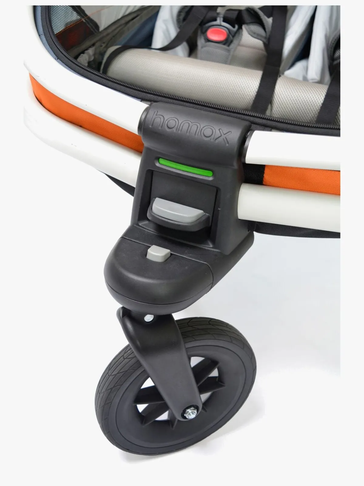 Hamax Outback Reclining Cykelanhænger, Navy/White