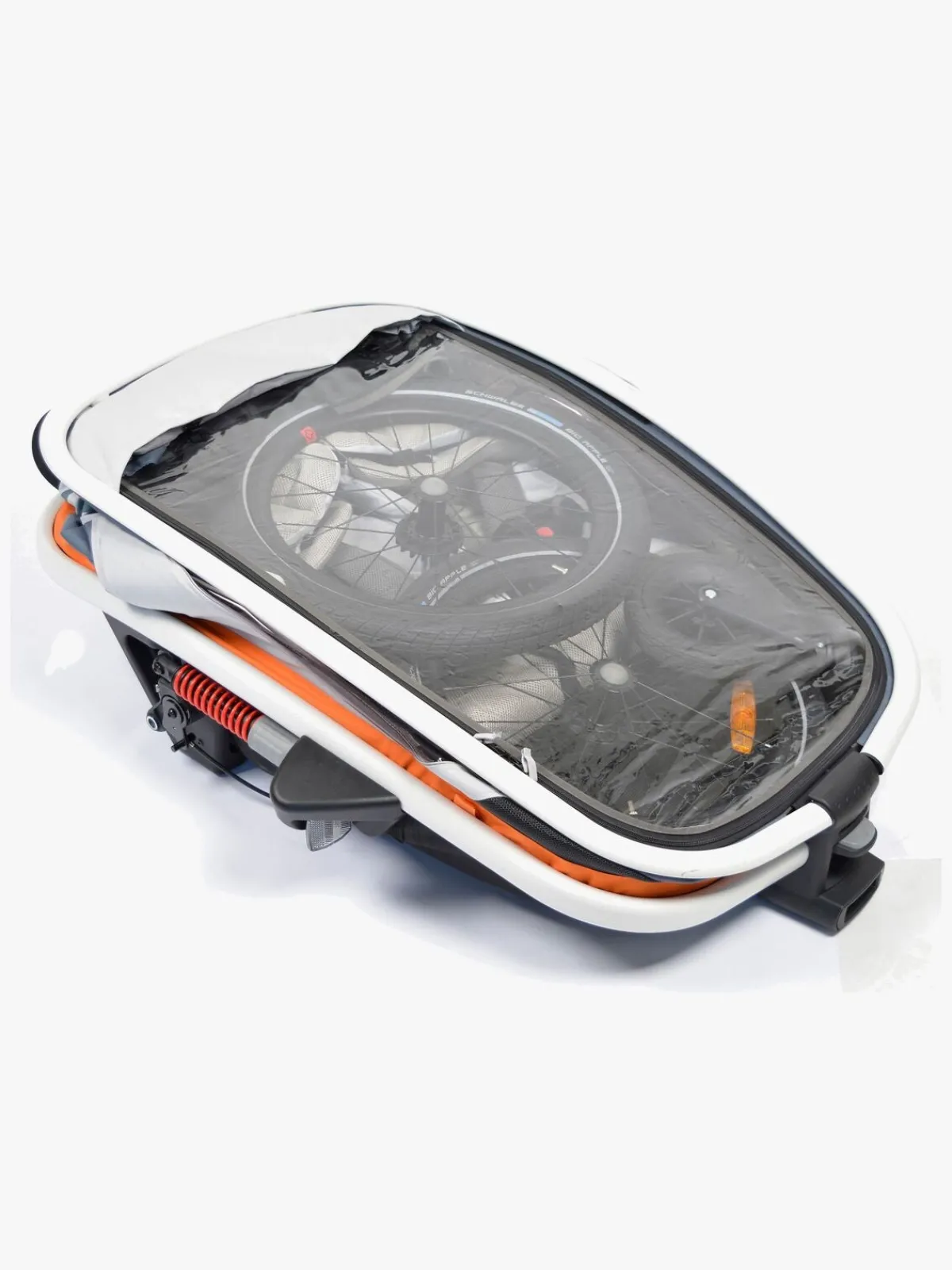 Hamax Outback Reclining Cykelanhænger, Navy/White